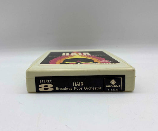 Vintage Hair Broadway Pops Orchestra 8-Track, Hair Broadway Pops Orchestra Eight Track, Hair Broadway Pops Orchestra Music, Hair 8 Track