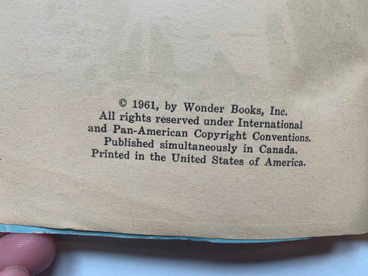Vintage Heidi, Heidi Wonder Read Aloud Books, 1961 Heidi Wonder Book, Adapted and abridged for young readers, Heidi Book, 1961 Heidi Book
