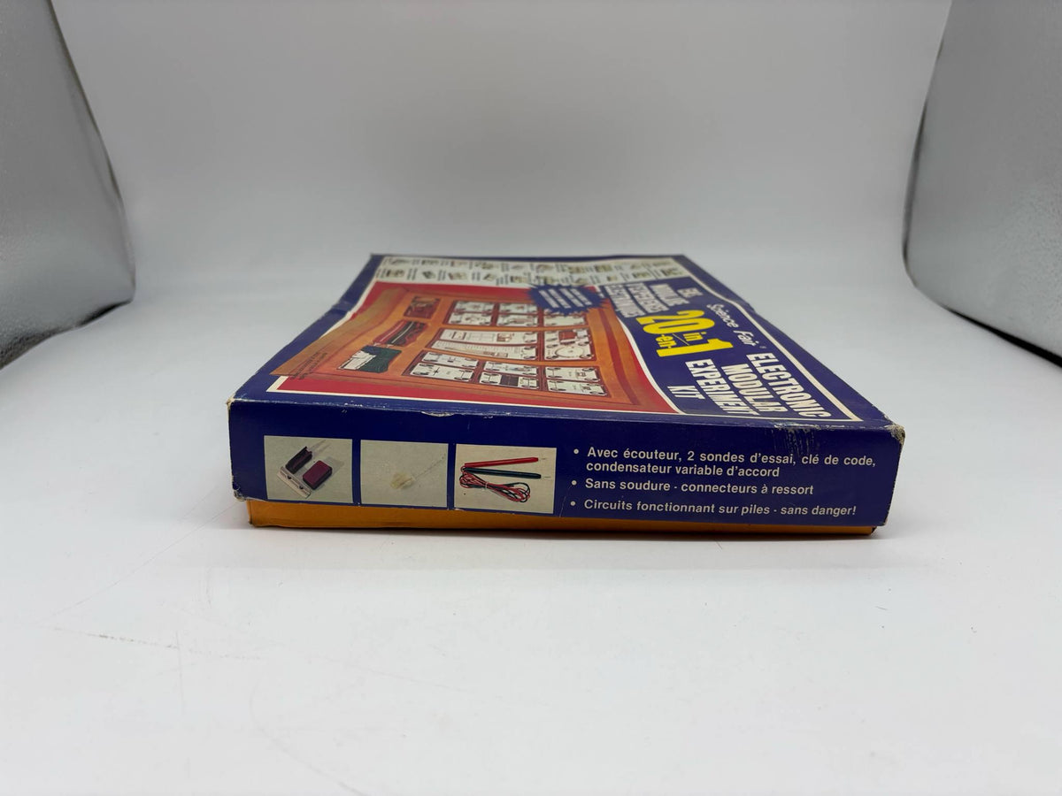 Science Fair 20 in 1 Electronic Modular Experiment Kit, 1971 Science Fair 20-in-1 Electronic Projects Kit No 28-245, Experimental Circuitry