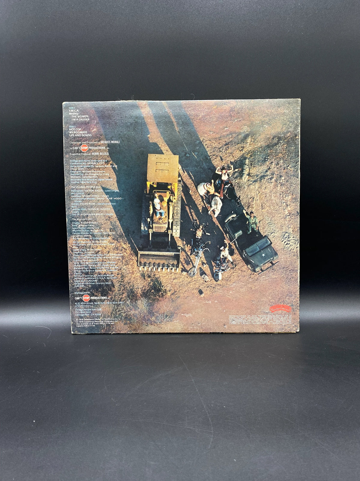 Village People Cruisin Album, 1978 Cruisin Village People Vinyl Record, Village People LP, YMCA The Village People LP, Casablanca Records
