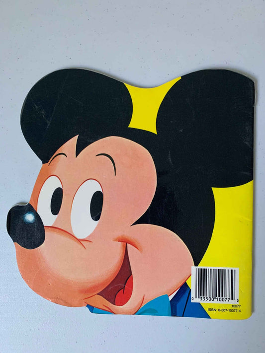 Vintage Walt Disneys Mickey Mouse Book, a Golden Super Shape Book, 1965 The Walt Disney Company, Mickey Mouse Book, Disney Book, kids book