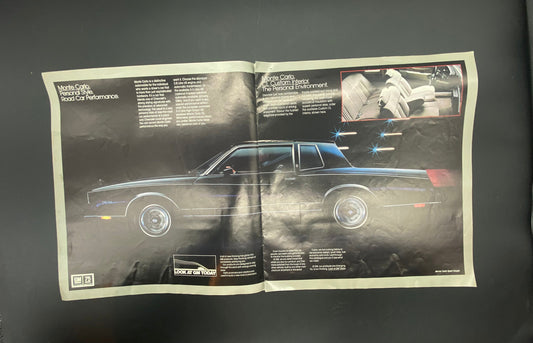 1984 Chevrolet Monte Carlo Brochure, 1984 Monte Carlo Chevrolet Dealer Brochure, Monte Carlo SS Sport Coupe 1984 Brochure, Monte Carlo 1984