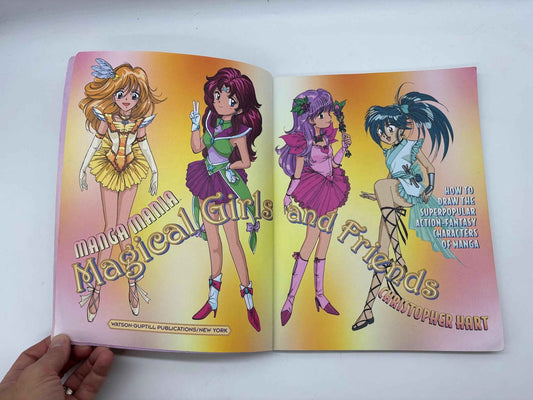Manga Mania Magical Girls and Friends by Christopher Hart How to Draw The Superpopular Action-Fantasy Characters of Manga, Manga Mania Book