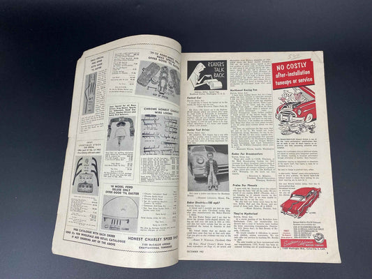 Speed Age December 1952 Vol. 6 No. 8, Speed Age The Complete Automotive Magazine December 1952, Speed Age Cover Italmeccanica December 1952