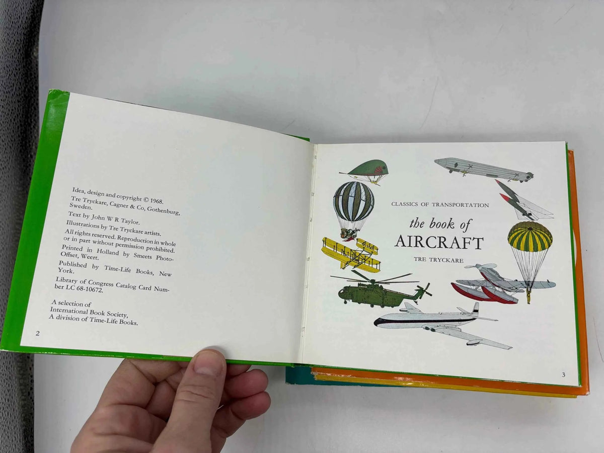 Time Life Books Classics of Transportation 4 Volume Box Set by Tre Tryckare, 1968 Time Life Books Classics of Transportation set of 4 Books