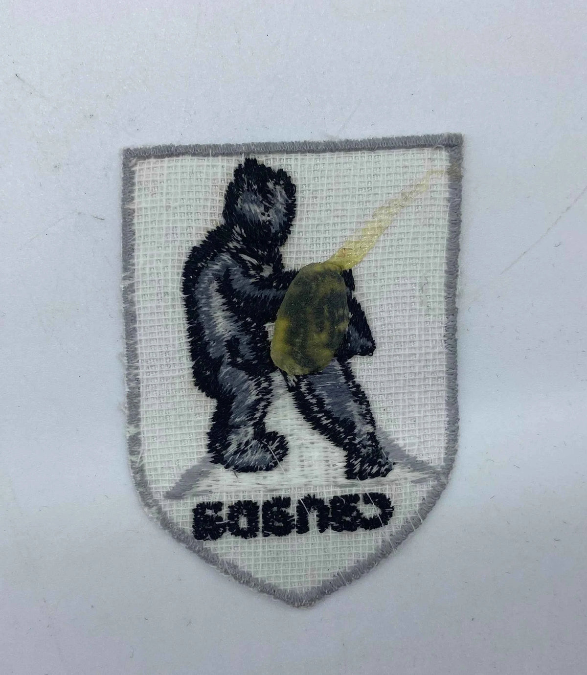 Vintage Canada Aboriginal Seal Hunter Crest Patch, Vintage Canada Inuit Seal Hunter Patch, Seal Hunter Canada Patch, Canada Seal Crest Patch