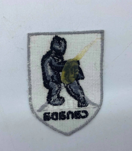 Vintage Canada Aboriginal Seal Hunter Crest Patch, Vintage Canada Inuit Seal Hunter Patch, Seal Hunter Canada Patch, Canada Seal Crest Patch