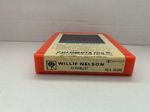Willie Nelson Stardust 8 Track, Willie 8 Track Cartridge, 1978 Columbia TC8, Vintage Willie Nelson, Unchained Melody, Georgia on My Mind