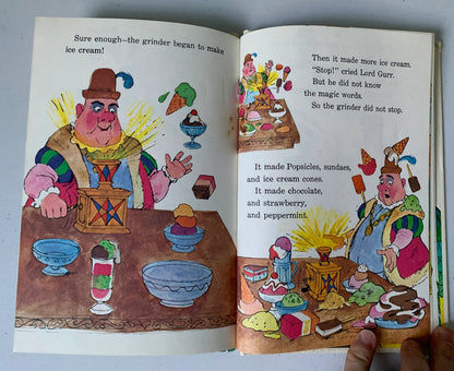 The Magic Grinder Walt Disney Productions, 1975 The Magic Grinder Random House Book Club Edition, Wonderful World of Reading Disney Book