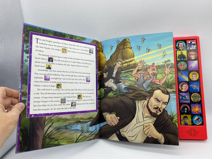 Star Wars Episode 1 Play a Sound Book, 1999 Star Wars Episode 1 Play a Sound Childrens Book, Working Star Wars Play a Sound Book, Star Wars