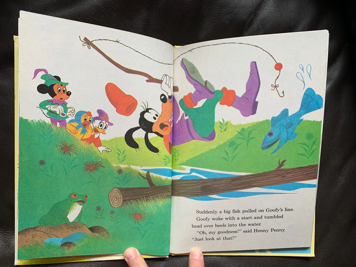 Vintage Henny Penny and the Big Bad Wolf, 1978 Walt Disney Book, Disney’s Wonderful World of Reading, First American Edition, Disney book