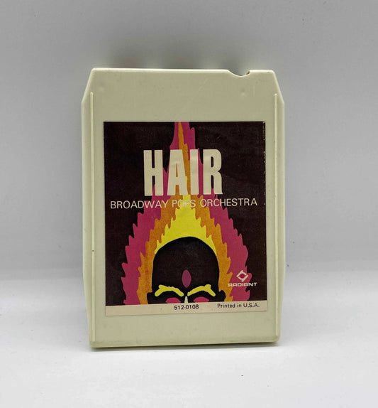 Vintage Hair Broadway Pops Orchestra 8-Track, Hair Broadway Pops Orchestra Eight Track, Hair Broadway Pops Orchestra Music, Hair 8 Track