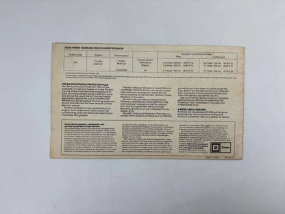 1982 Pontiac J2000 Brochure, Pontiac 1982 J2000 Sales Brochure, J2000 Hatchback Brochure, 1982 Pontiac J2000 Coupe Brochure. J2000 Wagon
