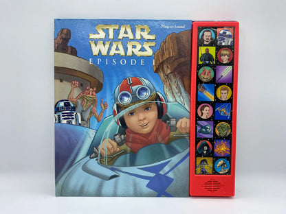 Star Wars Episode 1 Play a Sound Book, 1999 Star Wars Episode 1 Play a Sound Childrens Book, Working Star Wars Play a Sound Book, Star Wars