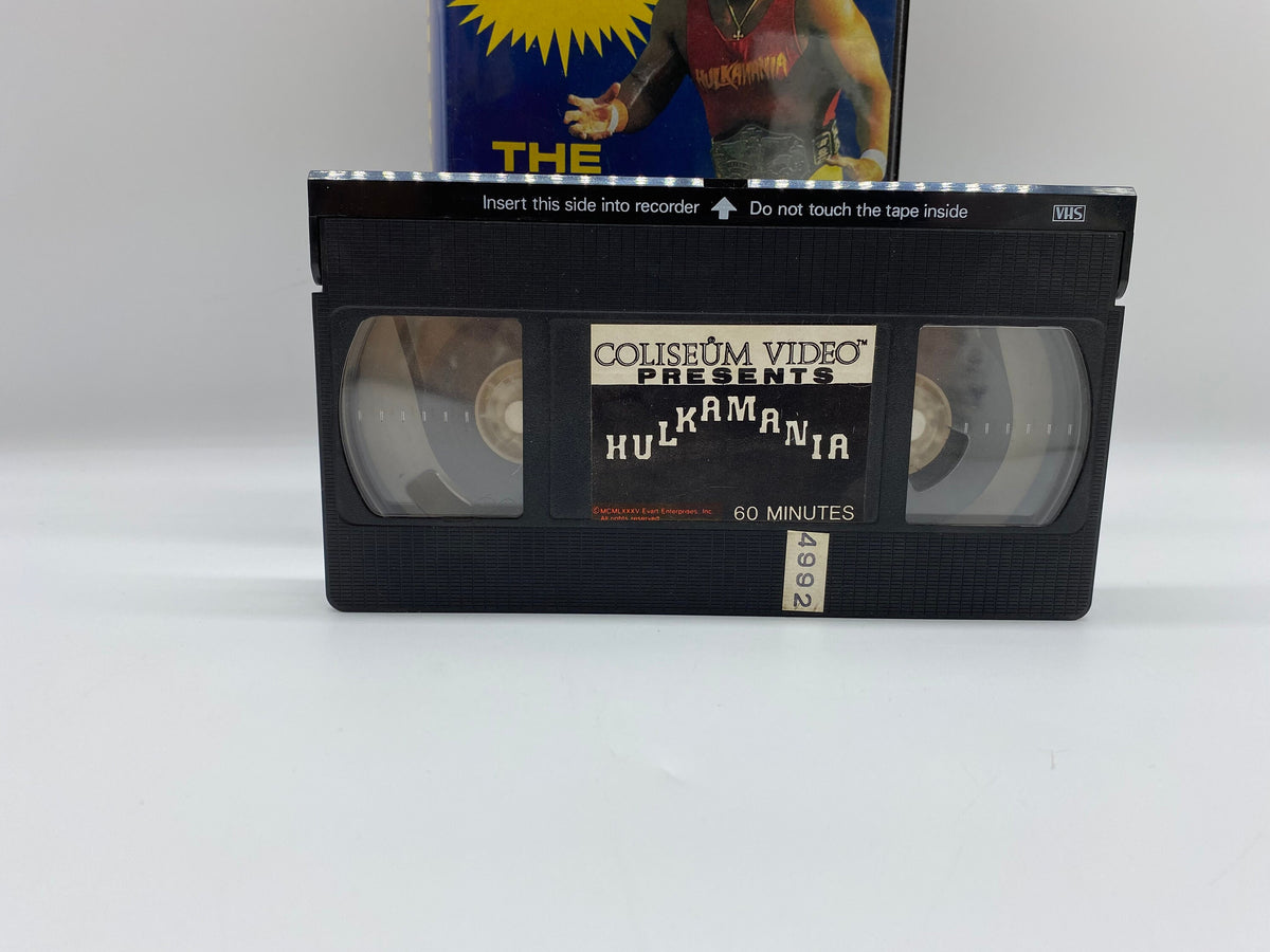 Hulkamania The Best of Hulk Hogan World Wrestling Federation Official Video, Vintage Hulkamania VHS, 1985 Hulkamania Clamshell VHS, WWE Hulk