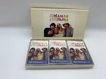 Vintage Readers Digest Music The Mamas and The Papas, 1997 The Mamas and The Papas Greatest Hits and First Performances, 3 Cassette Tapes
