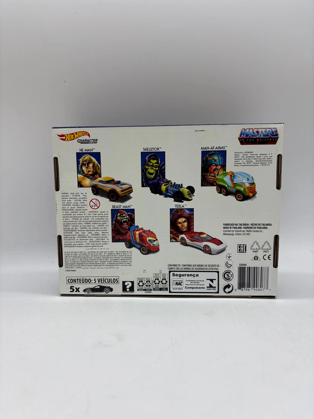 Hot Wheels Character Cars Masters of the Universe Set of 5 Cars, Masters of the Universe Hot Wheels He-Man Car, Skeletor Car, Beast Man Car