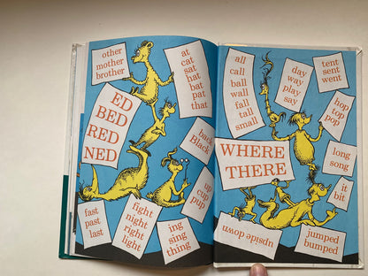Vintage Hop on Pop by Dr Seuss, The Simplest Seuss for Youngest Use, Dr Seuss Book Club Edition, Kids Book, Dr Seuss Book, Vintage Dr Seuss