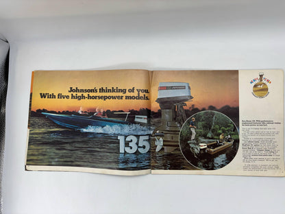 Vintage Johnson 73 Outboards Brochure, Johnson 73 Brochure, Johnson Sea-Horse 135, 115, 85, 65, 50, 40, 25, 20 73 Johnson Outboard Motor Brochure