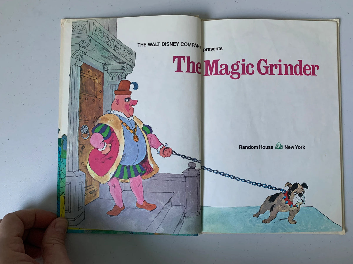 The Magic Grinder Walt Disney Productions, 1975 The Magic Grinder Random House Book Club Edition, Wonderful World of Reading Disney Book