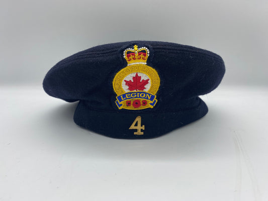 Vintage United Hatters Cap & Millinery WKRS Legion Blue Beret, Vintage Canadian Legion 4 Beret size 7 1/4, Vintage Legion Beret, Blue Beret
