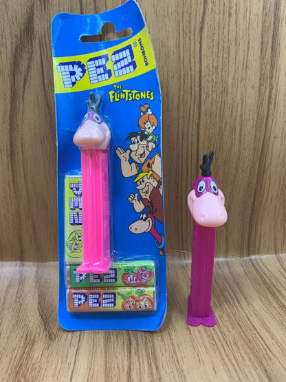 Vintage Flintstones Dino Pez Candy Dispenser, New Dino Pez & Used Dino Pez, Made in Slovenia Flintstones Dino Pez Dispenser, Vintage Pez