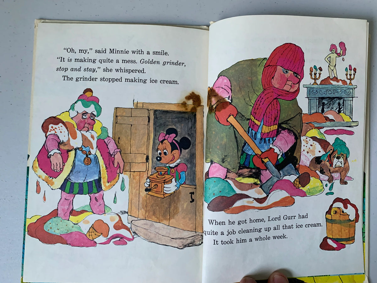 The Magic Grinder Walt Disney Productions, 1975 The Magic Grinder Random House Book Club Edition, Wonderful World of Reading Disney Book