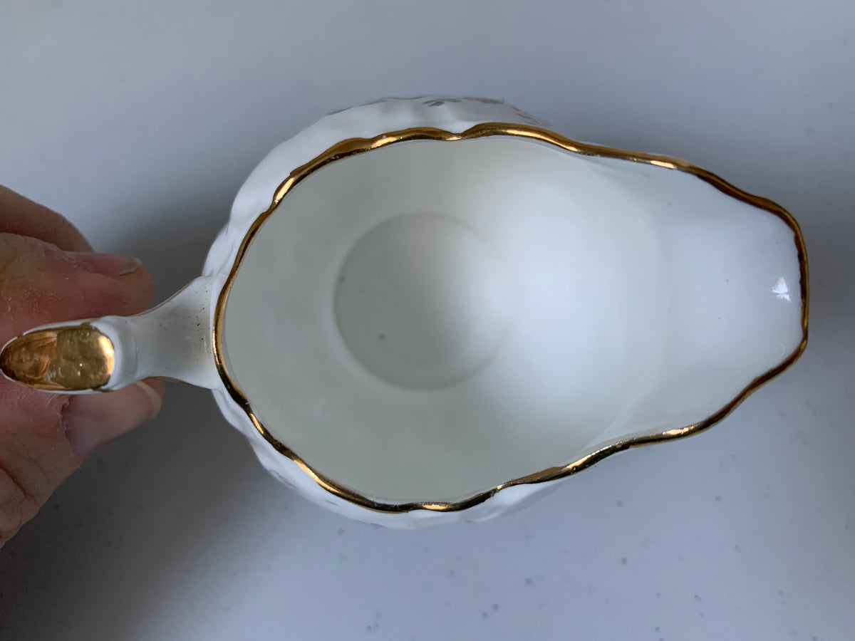 Vintage Aynsley Foral Cream & Sugar Dish, Aynsley Pattern 29, Gold Edge Floral Pattern Bone China Cream and Sugar, Aynsley Cream and Sugar