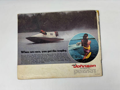 Vintage Johnson 73 Outboards Brochure, Johnson 73 Brochure, Johnson Sea-Horse 135, 115, 85, 65, 50, 40, 25, 20 73 Johnson Outboard Motor Brochure