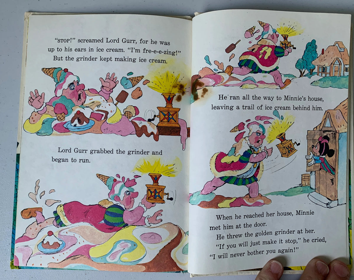 The Magic Grinder Walt Disney Productions, 1975 The Magic Grinder Random House Book Club Edition, Wonderful World of Reading Disney Book