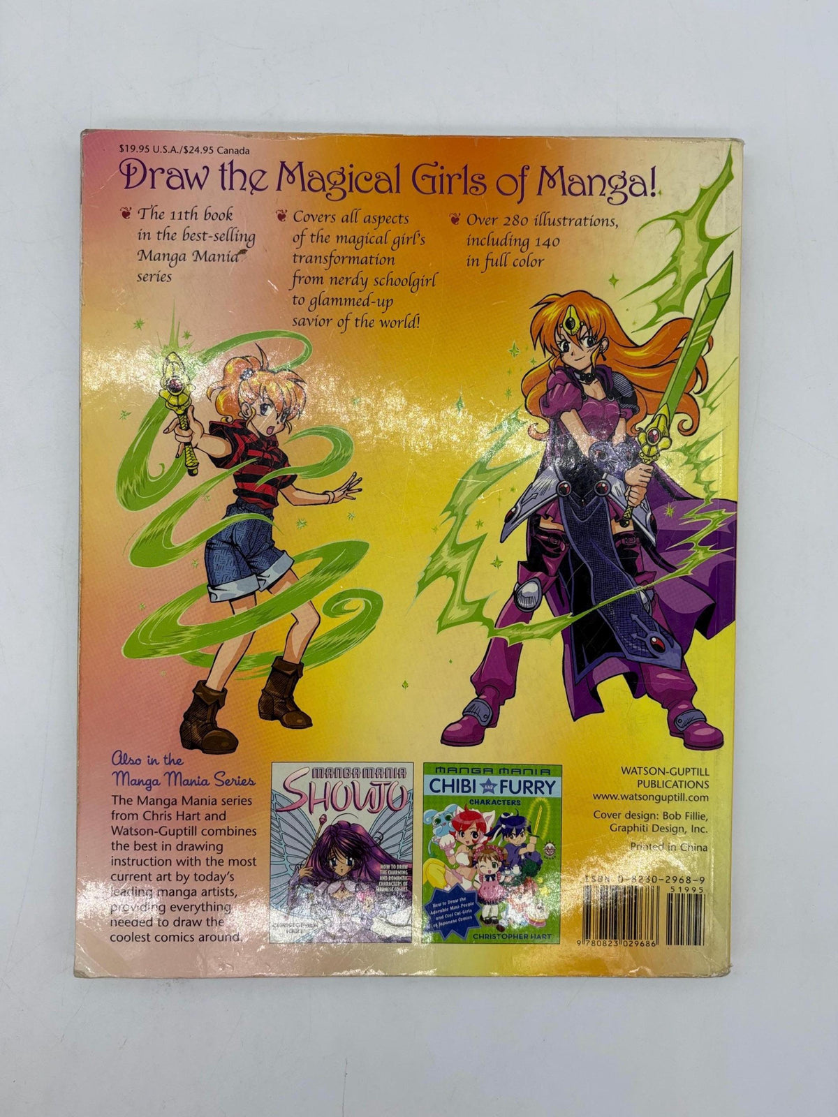 Manga Mania Magical Girls and Friends by Christopher Hart How to Draw The Superpopular Action-Fantasy Characters of Manga, Manga Mania Book