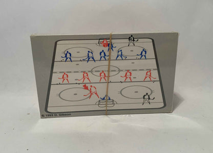 Vintage Hockey Cards, 1993 D. Gibson Hockey Coaching Index Cards New In Package, Rare Hockey Strategy Index Cards, Vintage Hockey Skill Card
