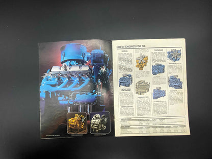 Vintage 81 Chevy Mediums Dealership Brochure, 81 Chevy Trucks Brochure, 1981 Chevy Mediums Sales Brochure, Detroit Diesel Chevy Mediums