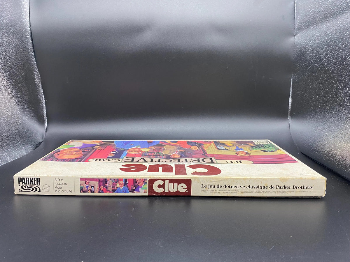 Vintage Clue Detective Game, 1986 Parker Brothers Clue Detective Game, Parker Brothers Classic Detective Game, 1986 Clue Detective Game