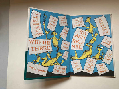 Vintage Hop on Pop by Dr Seuss, The Simplest Seuss for Youngest Use, Dr Seuss Book Club Edition, Kids Book, Dr Seuss Book, Vintage Dr Seuss