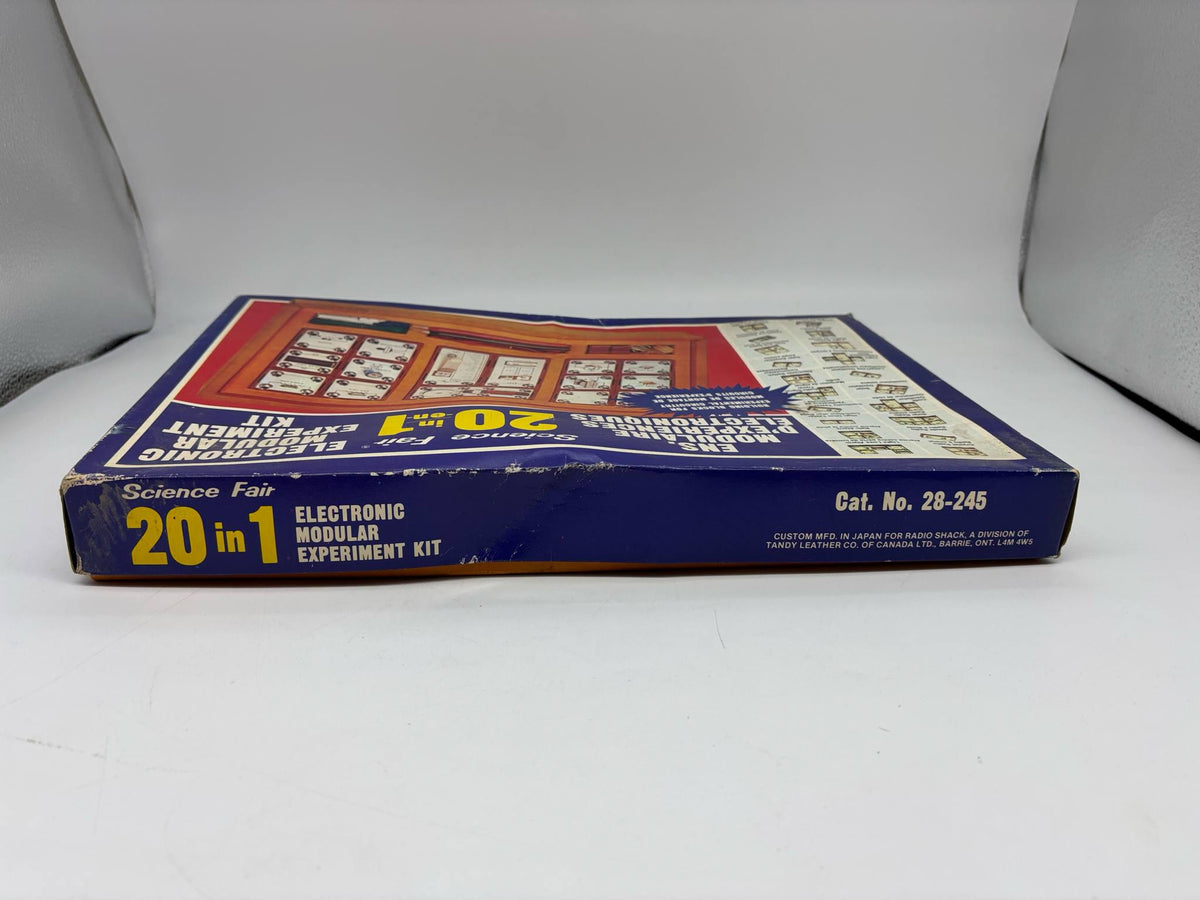 Science Fair 20 in 1 Electronic Modular Experiment Kit, 1971 Science Fair 20-in-1 Electronic Projects Kit No 28-245, Experimental Circuitry