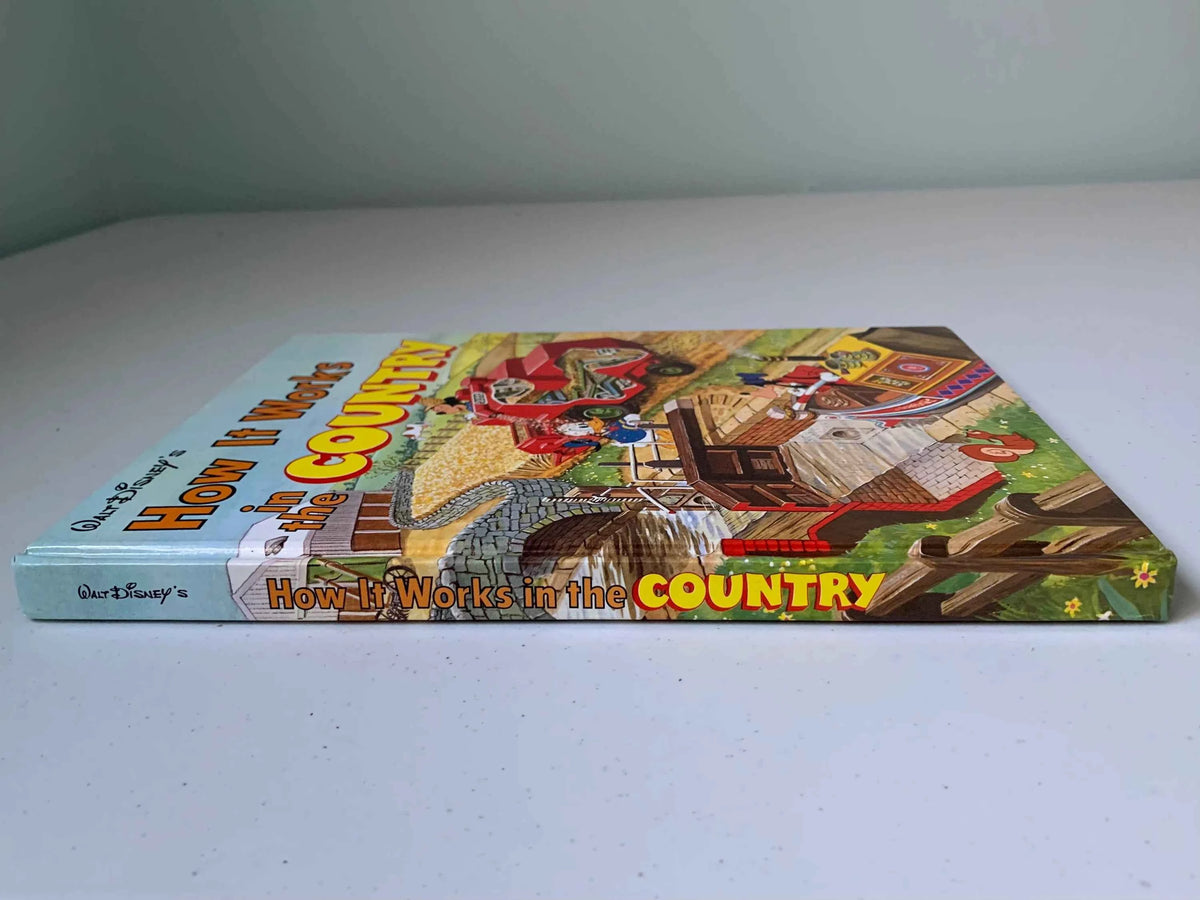 Vintage Walt Disneys How It Works in the Country, 1982 Walt Disney Productions Book, Vintage Disney How it Works Book, Vintage Disney Book