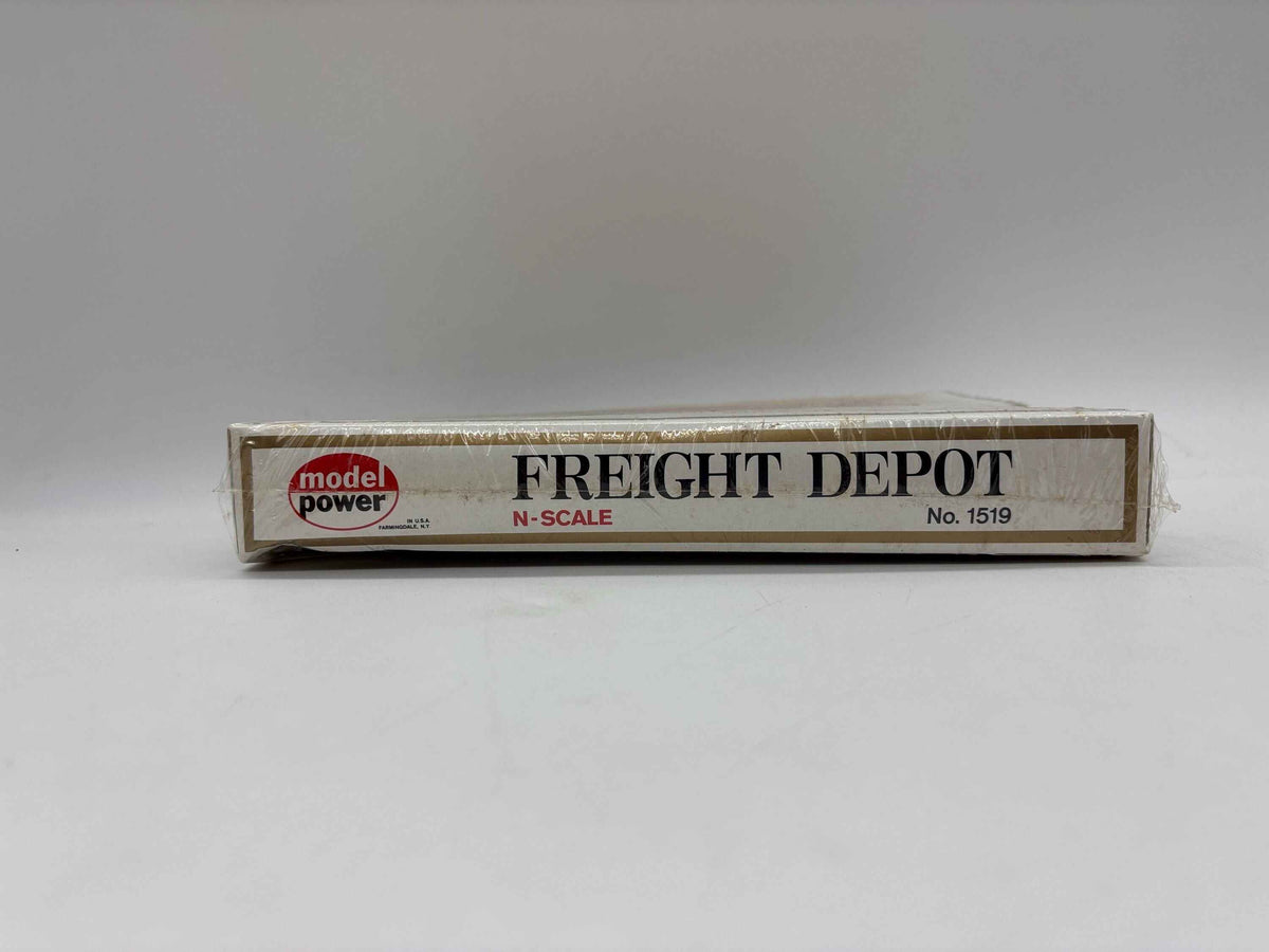 Model Power N Scale Freight Depot No 1519, Train Set Freight Depot, N-Scale Freight Depot Model Power Sealed, New Old Stock Freight Depot