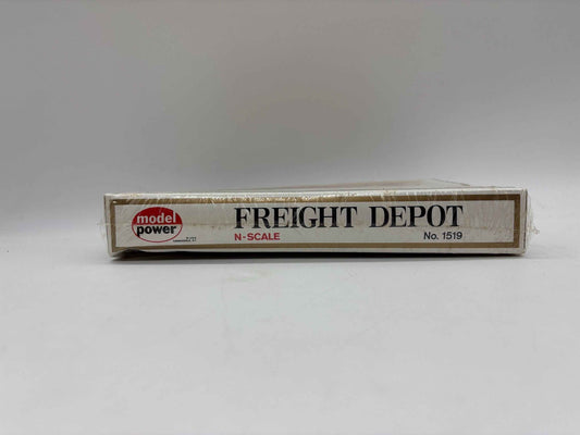 Model Power N Scale Freight Depot No 1519, Train Set Freight Depot, N-Scale Freight Depot Model Power Sealed, New Old Stock Freight Depot