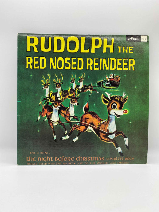 Rare Rudolph The Red Nosed Reindeer ARC Vinyl Record, The Night Before Christmas Vinyl Record, Vintage Children’s Christmas Vinyl Record