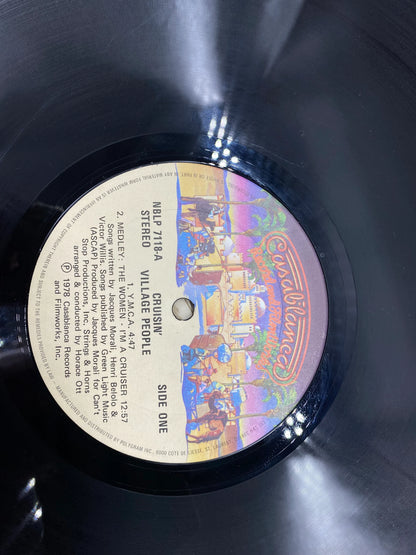 Village People Cruisin Album, 1978 Cruisin Village People Vinyl Record, Village People LP, YMCA The Village People LP, Casablanca Records