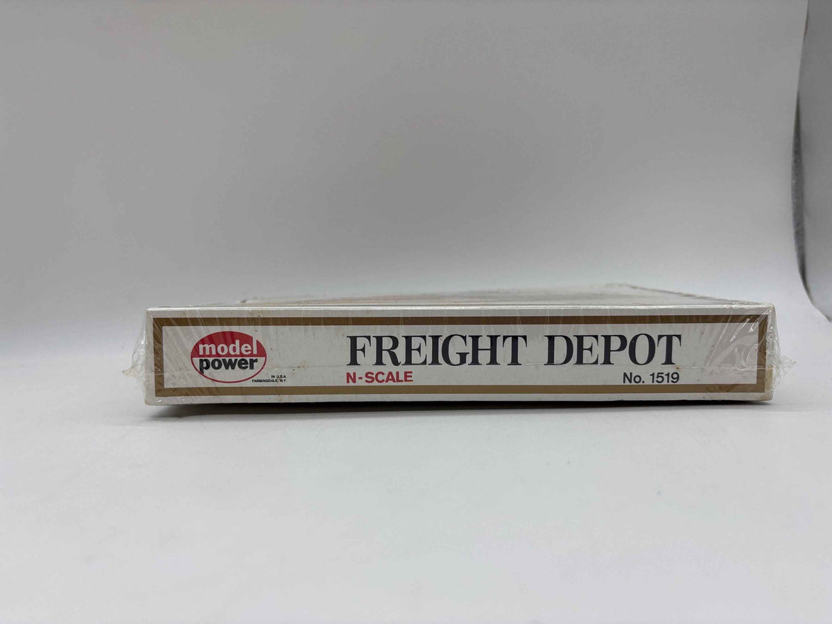 Model Power N Scale Freight Depot No 1519, Train Set Freight Depot, N-Scale Freight Depot Model Power Sealed, New Old Stock Freight Depot