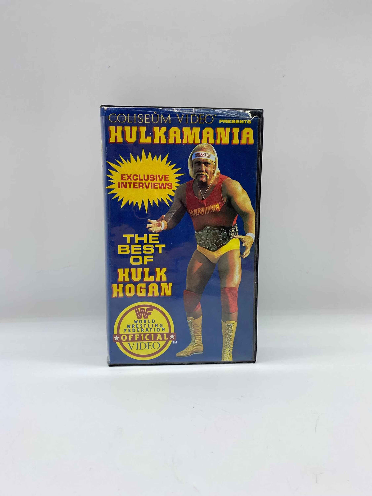 Hulkamania The Best of Hulk Hogan World Wrestling Federation Official Video, Vintage Hulkamania VHS, 1985 Hulkamania Clamshell VHS, WWE Hulk
