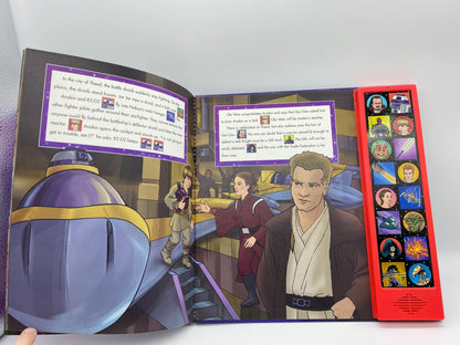 Star Wars Episode 1 Play a Sound Book, 1999 Star Wars Episode 1 Play a Sound Childrens Book, Working Star Wars Play a Sound Book, Star Wars
