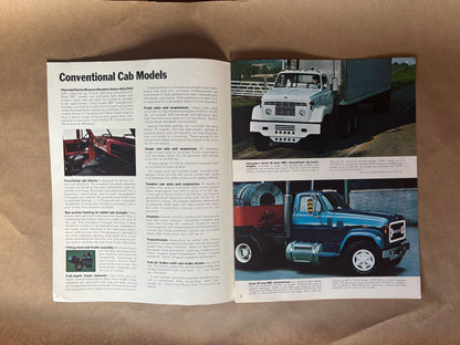 1973 Chevrolet Trucks 90 Series Brochure Conventional and Titan Models, 1973 Chevy Trucks 90 Series Brochure, Detroit Diesel Chevy Trucks