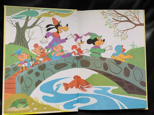 Vintage Henny Penny and the Big Bad Wolf, 1978 Walt Disney Book, Disney’s Wonderful World of Reading, First American Edition, Disney book