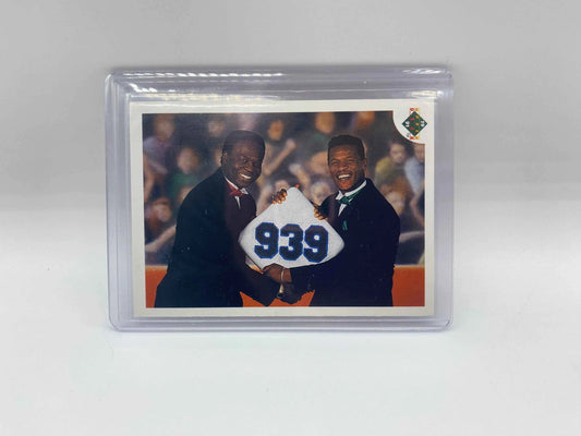1991 Upper Deck 939 Stolen Base Leader Baseball Card, Vintage 91 Rickey Henderson Stolen Base Leader Upper Deck Error Card, Rickey Henderson