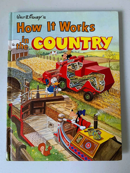 Vintage Walt Disneys How It Works in the Country, 1982 Walt Disney Productions Book, Vintage Disney How it Works Book, Vintage Disney Book