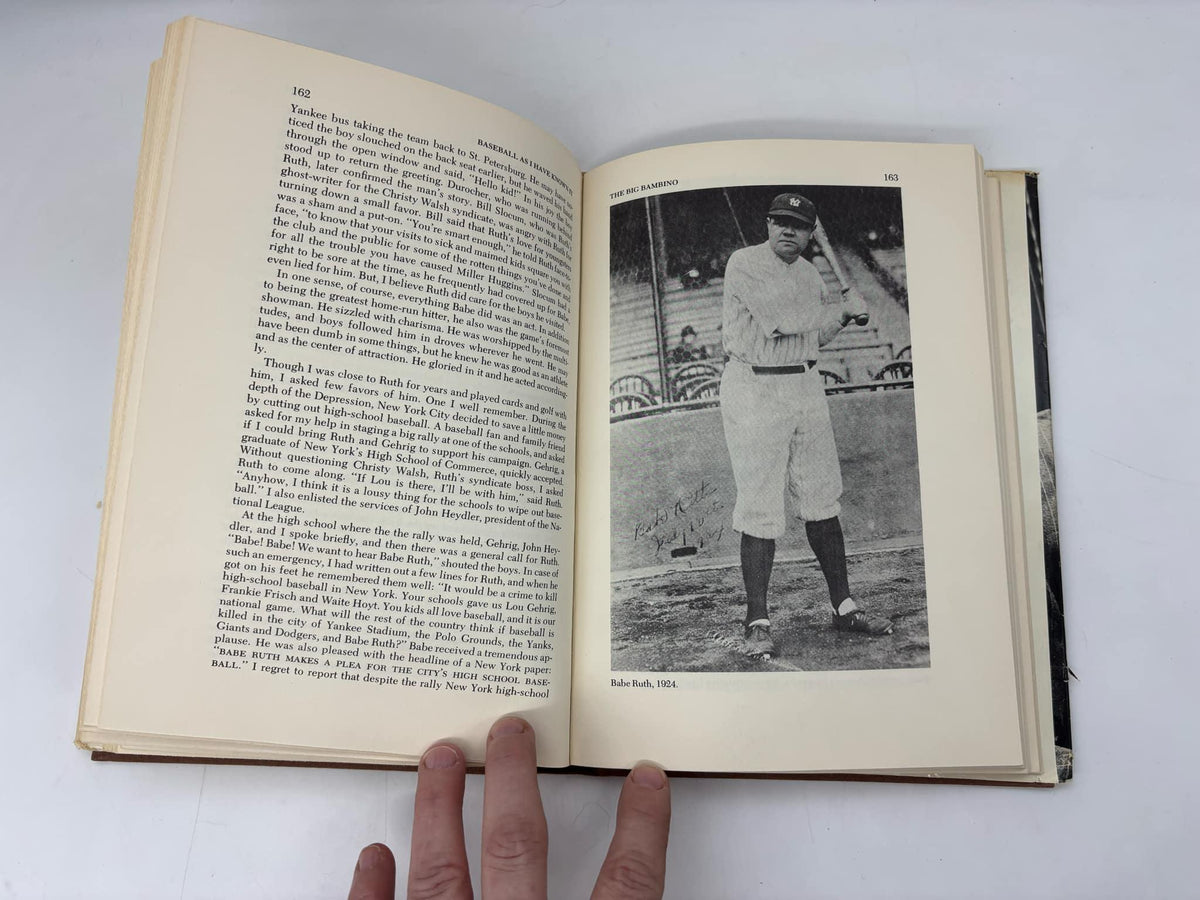 Vintage Fred Lieb Baseball as I Have Known It, 1977 Baseball As I Have Known It by Fred Lieb with Review of Book request inside Front Cover