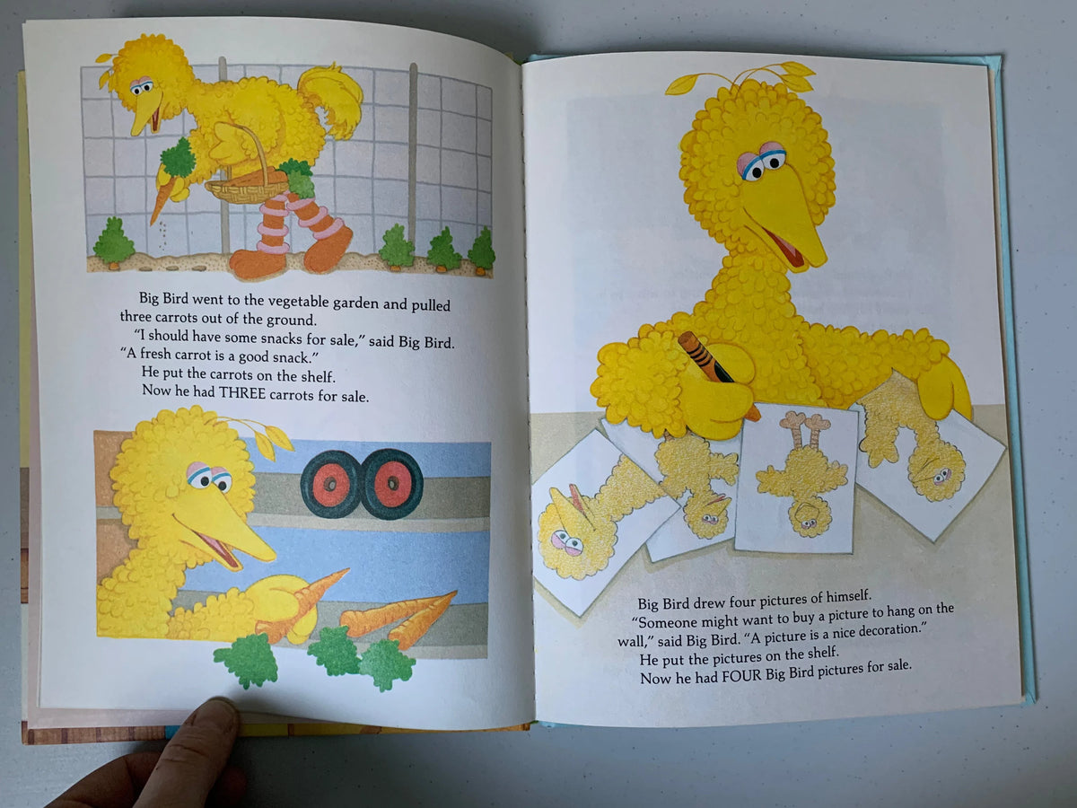 Vintage I Can Count to Ten and Back Again, Sesame Street Book Club, 1985 Sesame Street Muppets, Jim Hensons Sesame Street Muppets, Sesame St